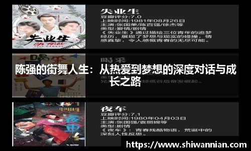 陈强的街舞人生：从热爱到梦想的深度对话与成长之路