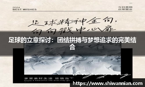 足球的立意探讨：团结拼搏与梦想追求的完美结合